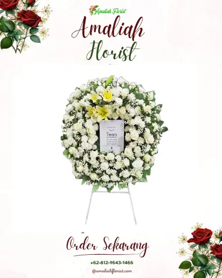 Krans Bunga Duka Kunciran Indah