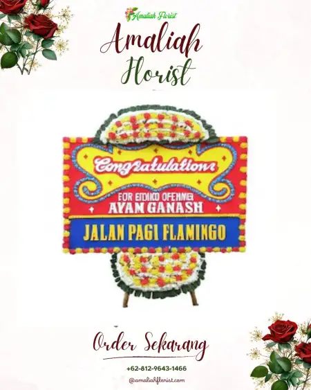 Sewa Papan Bunga Kunciran Indah